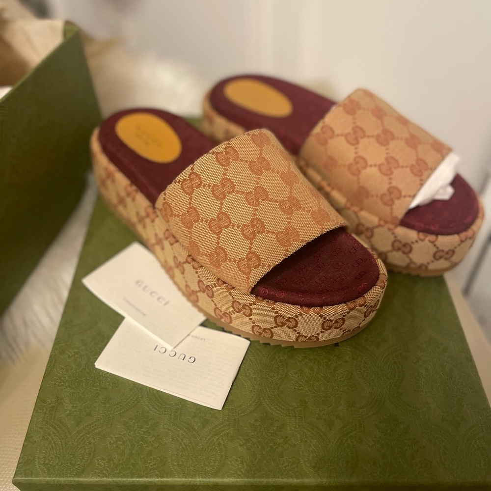 Authentic Gucci Platform Sandal - image 1